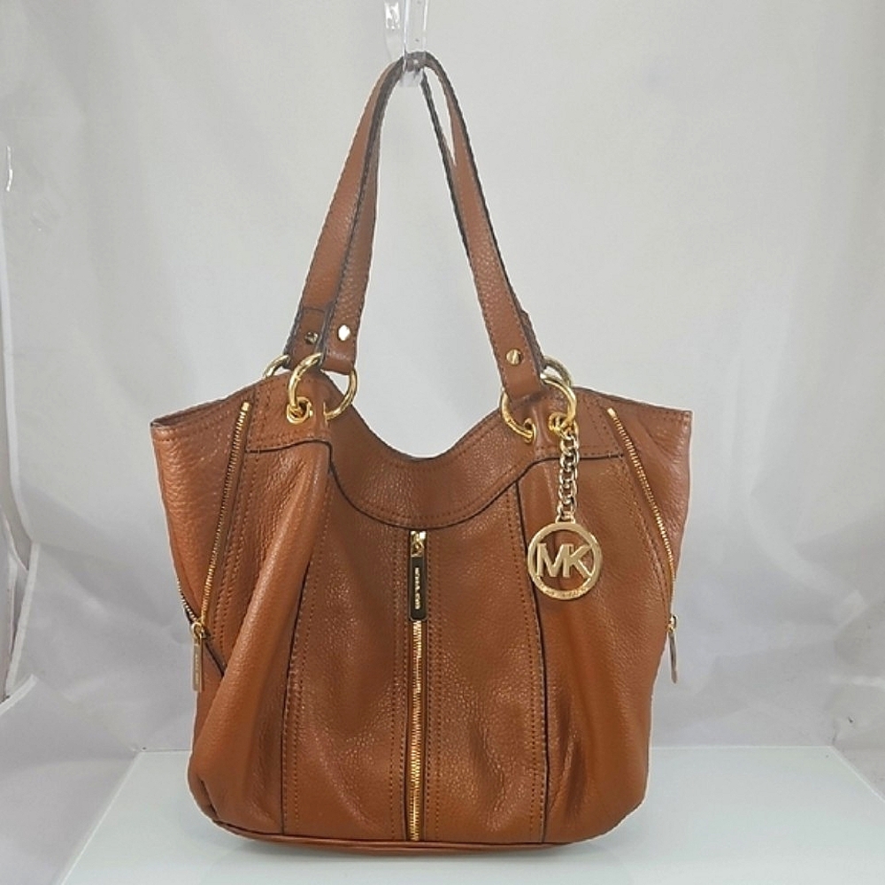 Michael Kors Tan Leather Shoulder Bag